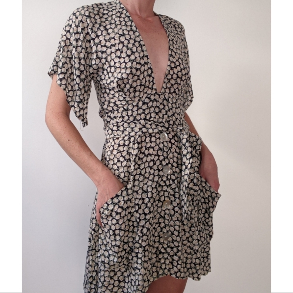 Faithful the Brand Umbria Dress in Azalea Print